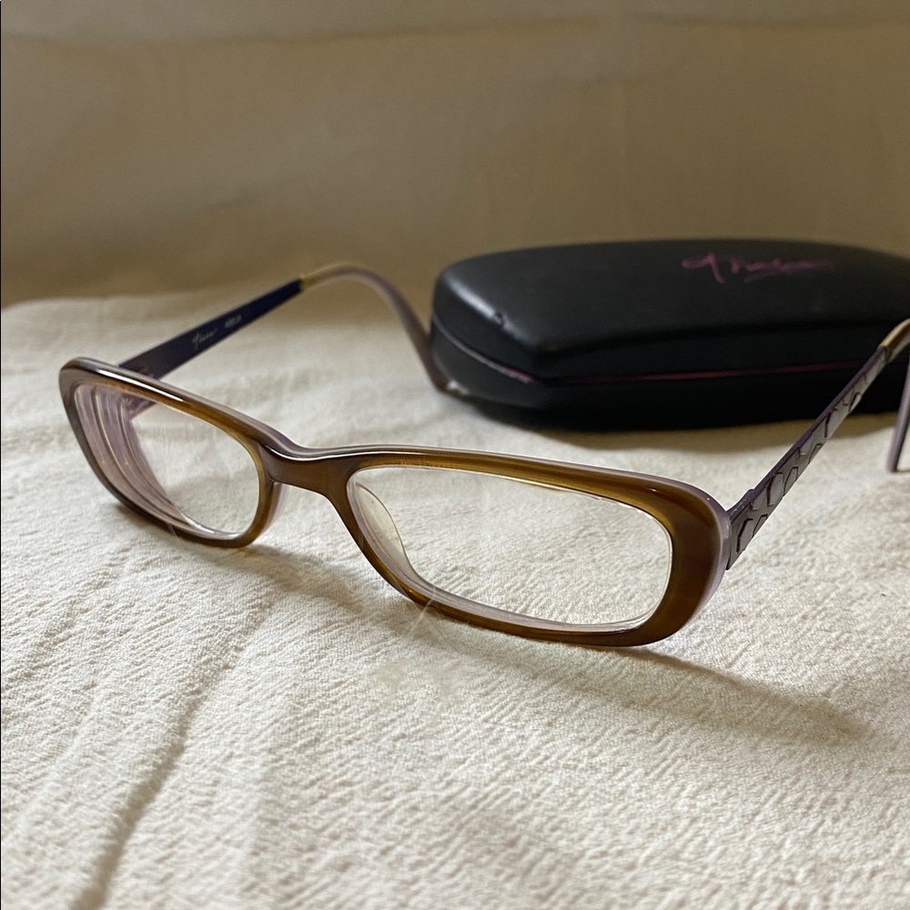 Thalia Eyeglasses abejo BK brown Designer Frames  50-16-135 BR